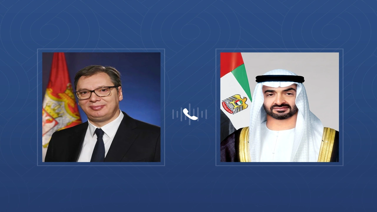 رئيس الدولة يتلقى اتصالًا مع الرئيس الصربي لتعزيز التعاون الثنائي